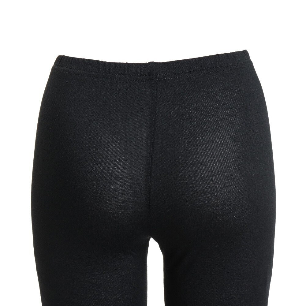 ノーブランド（NO BRAND）（レディース）ヒートクロス 薄手 ロング丈タイツ 892NN2ES0388BLK