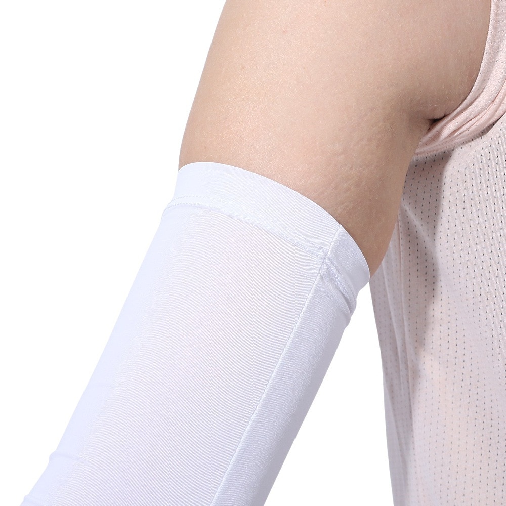 クー（Coo.）（レディース）ドライプラスクール 指穴付きロング アームカバー 892CO4GC0021 WHT 冷感