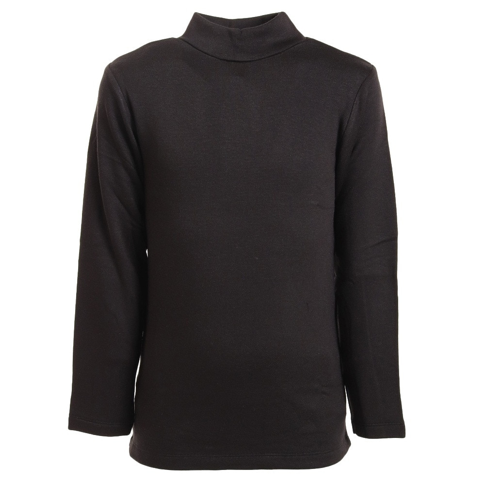 ノーブランド（NO BRAND）（キッズ）ヒートクロス 厚手ハイネックアンダーシャツ 893NN2GC0281 BLK