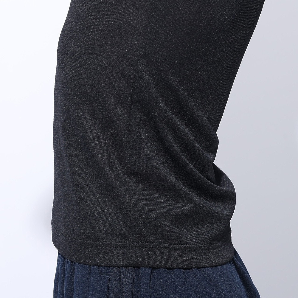 クー（Coo.）（キッズ）ジュニア ドライプラス Vネック ノースリーブ 893CO4GC0005 BLK 吸汗 速乾