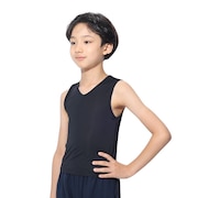 (キッズ)ジュニア ドライプラスクール Vネック ノースリーブ 893CO4GC0011