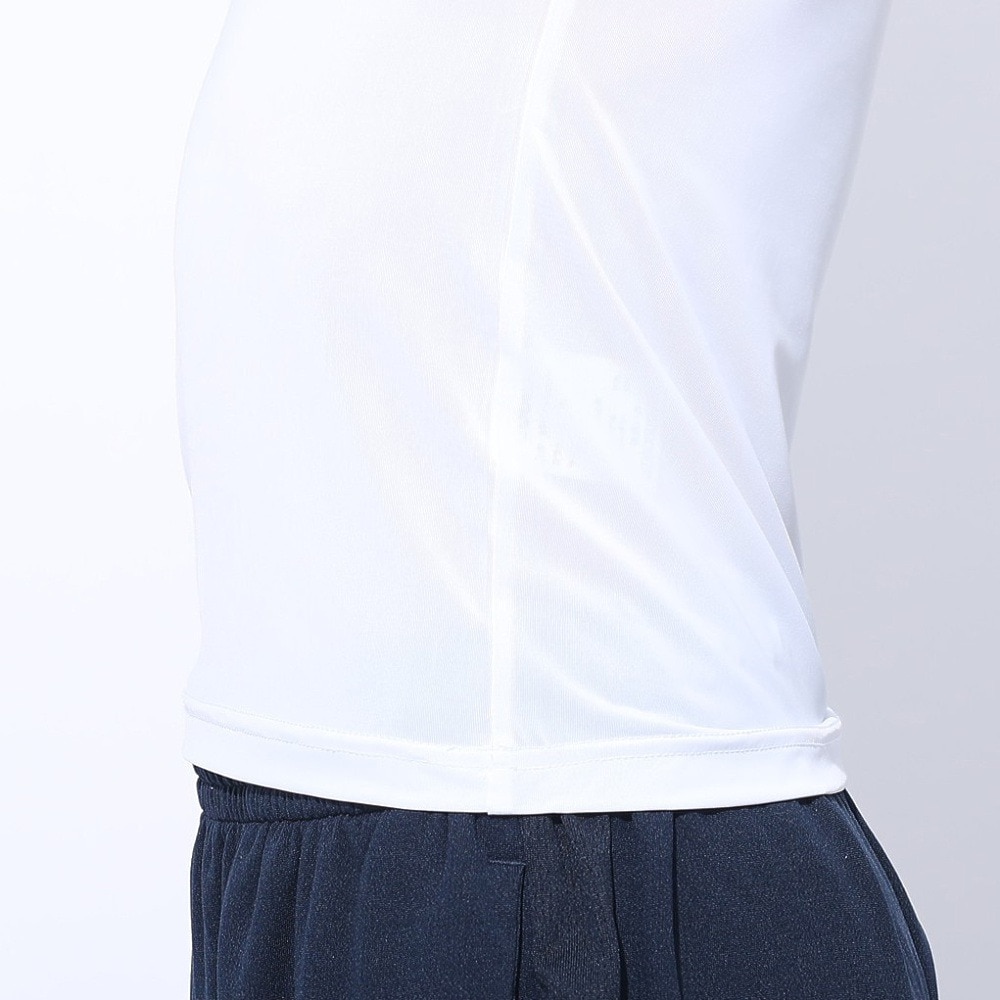 クー（Coo.）（キッズ）ジュニア ドライプラスクール Vネック ノースリーブ 893CO4GC0011 WHT 冷感
