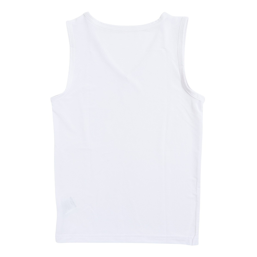 クー（Coo.）（キッズ） ノースリーブ Vネックシャツ ジュニア ドライプラス 白  130-160センチ 893CO5ASC0005 WHT 吸汗速乾 抗菌防臭 シンプル 新調 衣替え