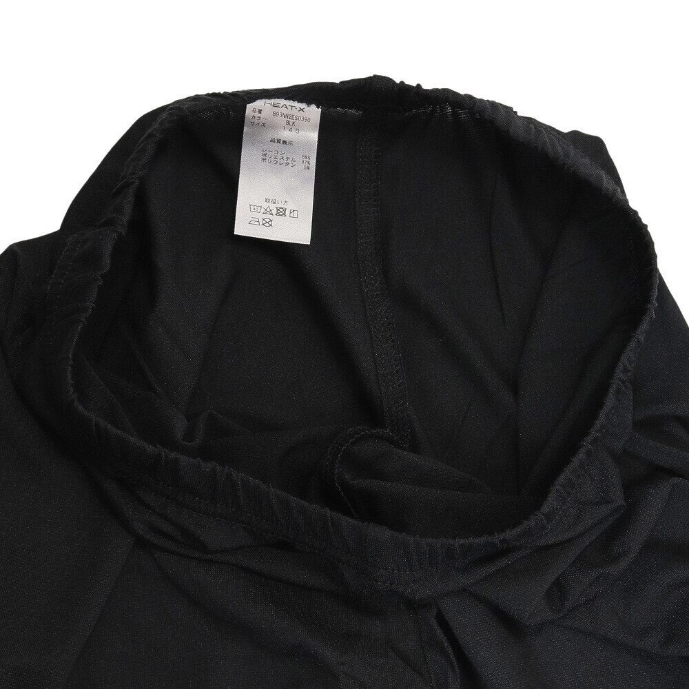 ノーブランド（NO BRAND）（キッズ）ヒートクロス 薄手 ジュニア タイツ 893NN2ES0390BLK