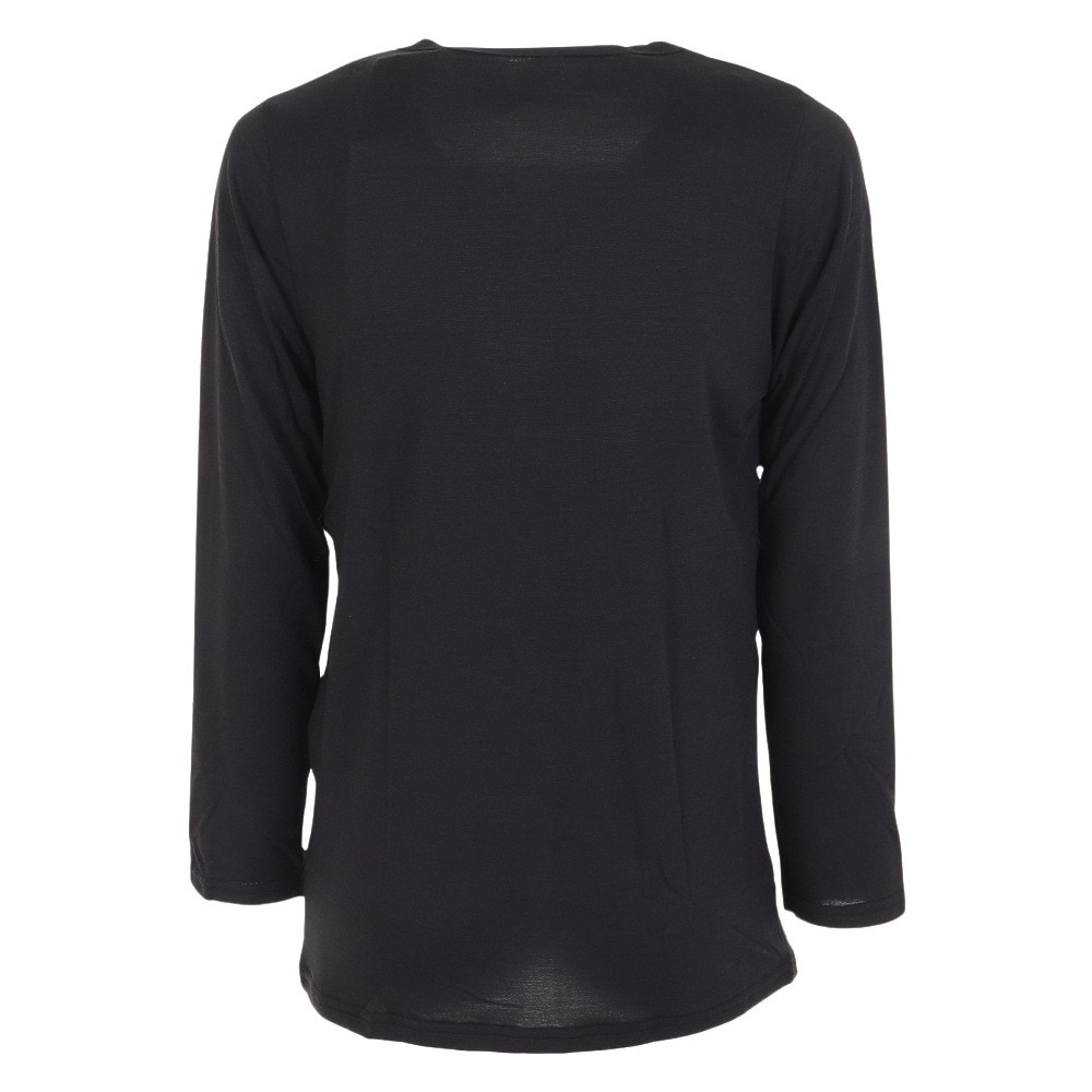 クー（Coo.）（キッズ）ジュニア ヒートクロス 薄手 長袖クルーネックアンダーシャツ 893CO3ES0029 BLK 防寒