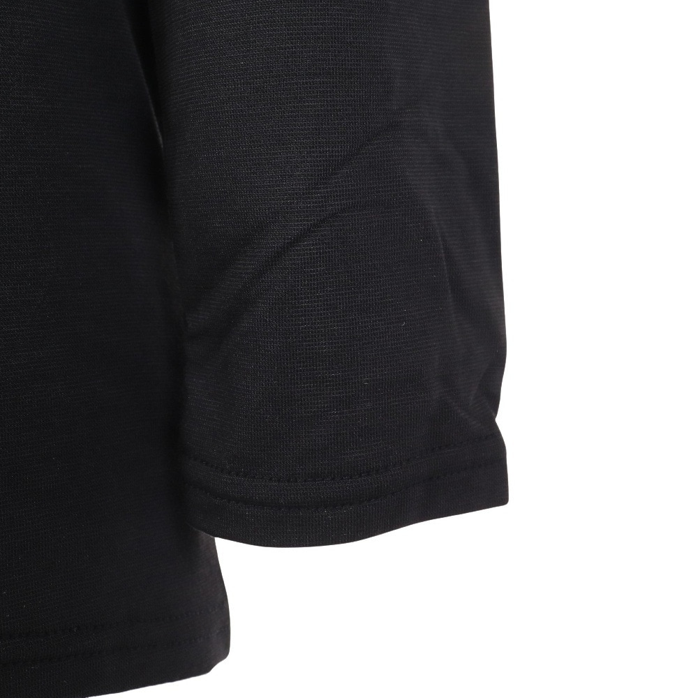 クー（Coo.）（キッズ）ジュニア ヒートクロス 薄手 長袖クルーネックアンダーシャツ 893CO3ES0029 BLK 防寒