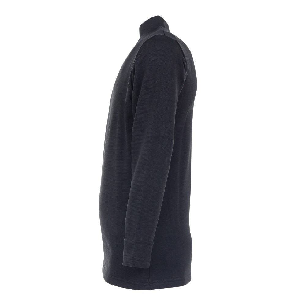 クー（Coo.）（キッズ）ジュニア ヒートクロス 厚手ハイネック長袖インナー 893CO3GC0037 BLK 防寒 黒 130-160cm