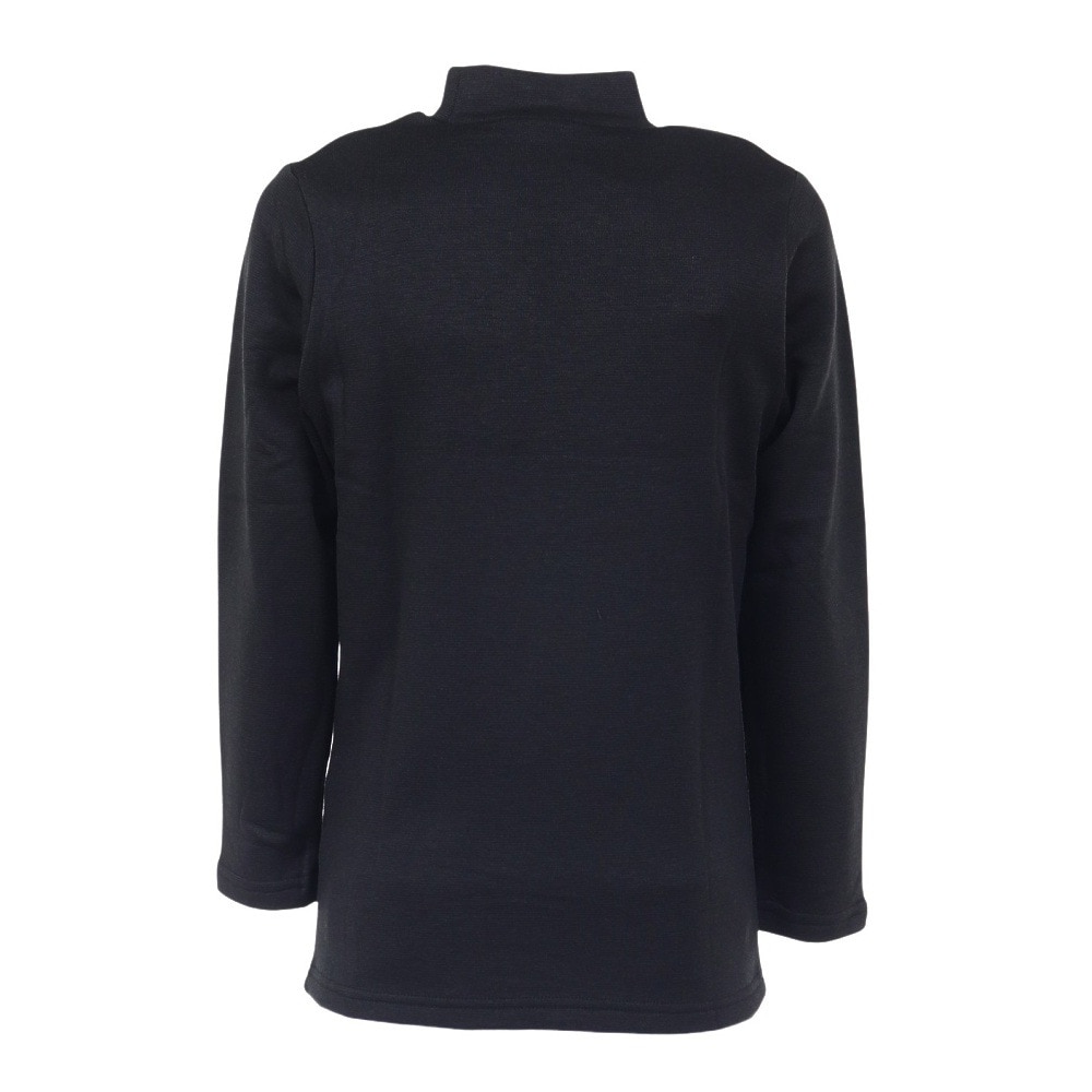 クー（Coo.）（キッズ）ジュニア ヒートクロス 厚手ハイネック長袖インナー 893CO3GC0037 BLK 防寒 黒 130-160cm