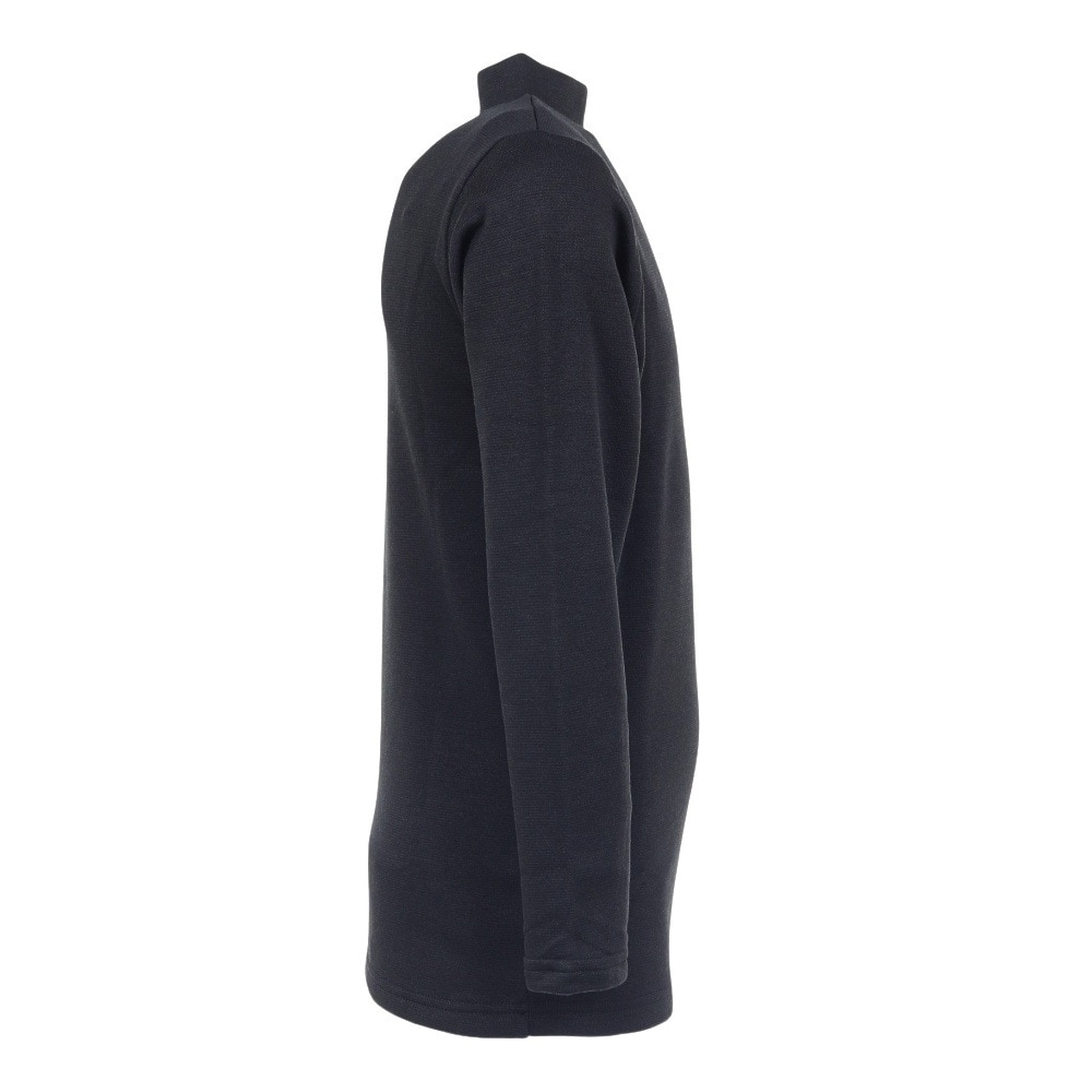クー（Coo.）（キッズ）ジュニア ヒートクロス 厚手ハイネック長袖インナー 893CO3GC0037 BLK 防寒 黒 130-160cm