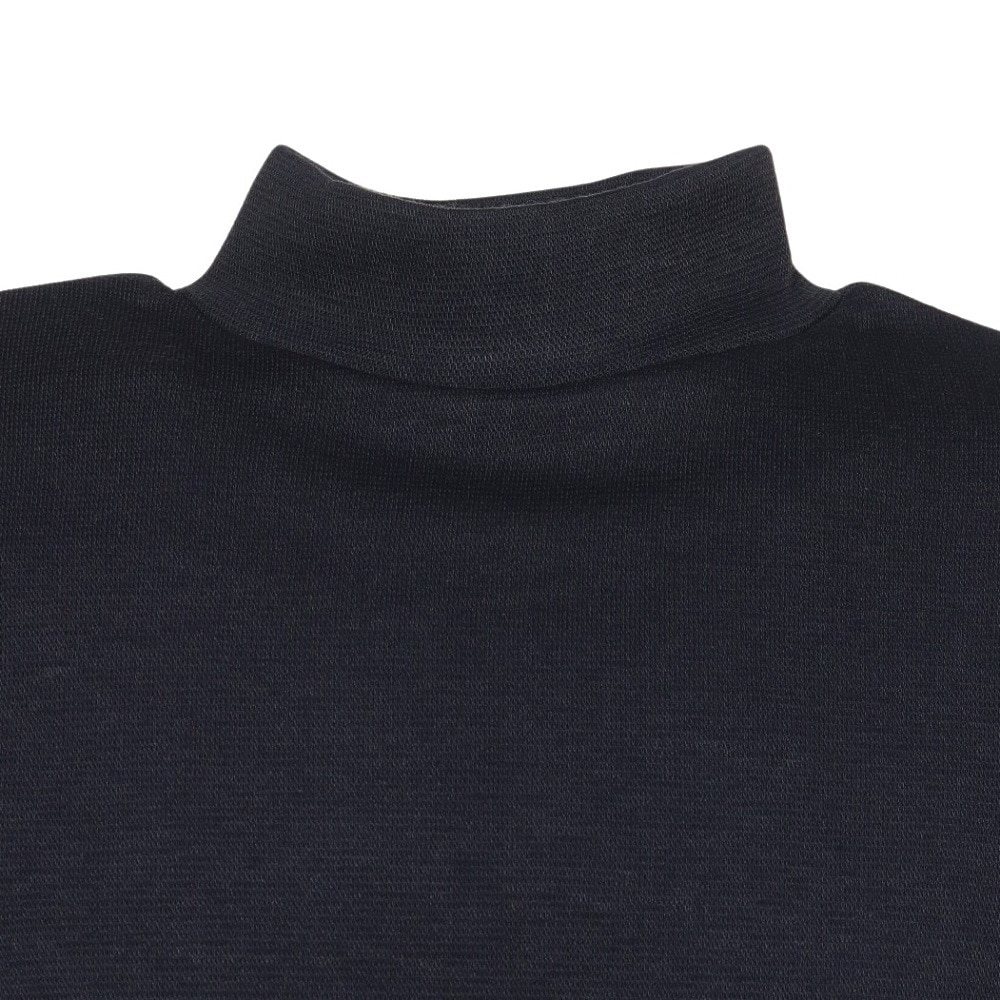 クー（Coo.）（キッズ）ジュニア ヒートクロス 厚手ハイネック長袖インナー 893CO3GC0037 BLK 防寒 黒 130-160cm