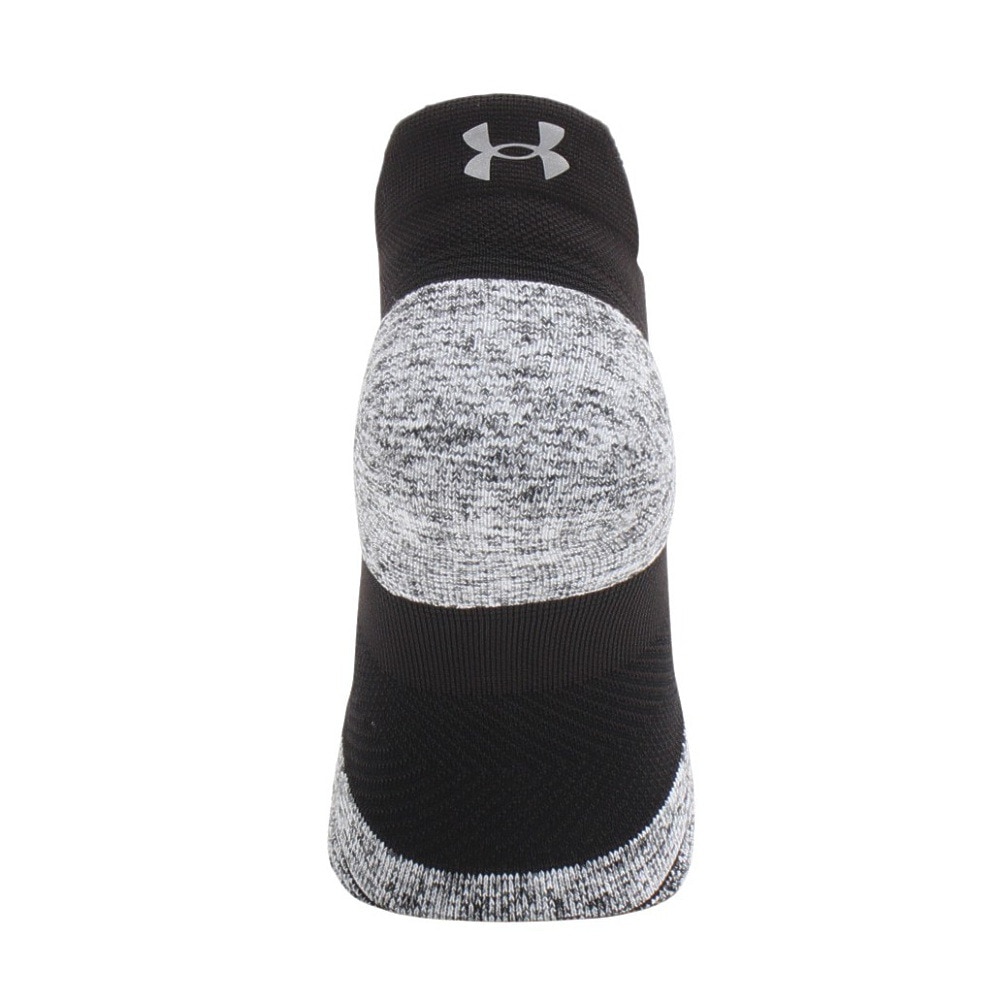 アンダーアーマー（UNDER ARMOUR）（メンズ、レディース）靴下 UAアーマードライ クッション ノーショー タブ ソックス 23-29cm 黒 1376075 101 超速乾