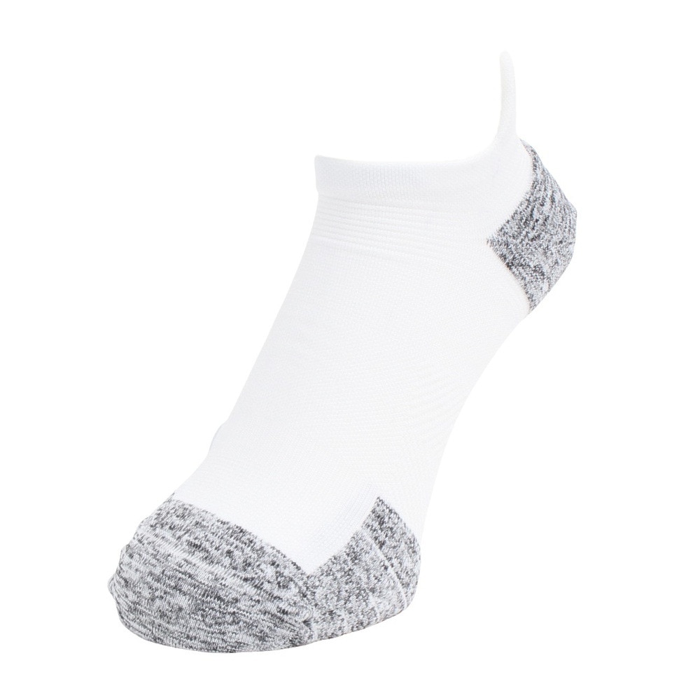 アンダーアーマー（UNDER ARMOUR）（メンズ、レディース）靴下 UAアーマードライ クッション ノーショー タブ ソックス 23-29cm 白 1376075 100 超速乾