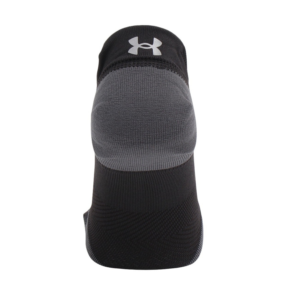 アンダーアーマー（UNDER ARMOUR）（メンズ、レディース）アーマードライ アイソチル ノーショー タブ ソックス 1376078 001 冷感 黒
