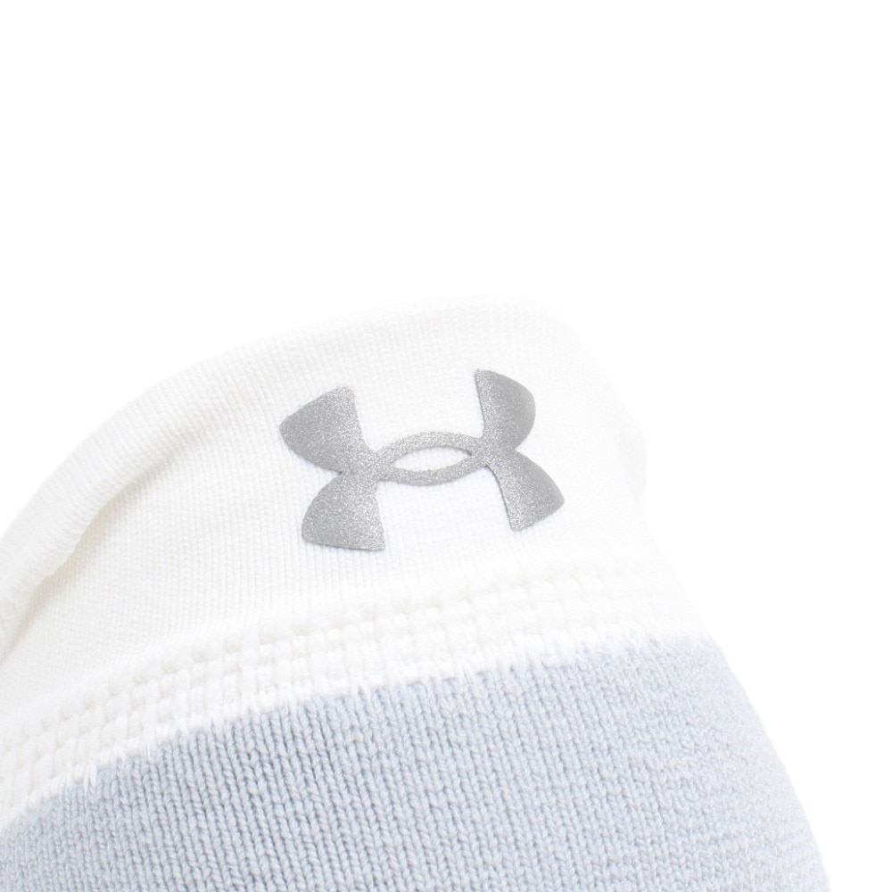 アンダーアーマー（UNDER ARMOUR）（メンズ、レディース）アーマードライ アイソチル ノーショー タブ ソックス 1376078 100 冷感 白
