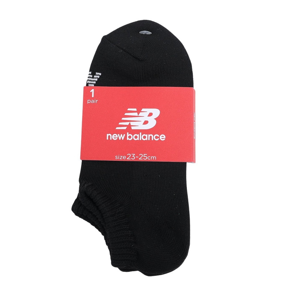 ニューバランス（new balance）（メンズ、レディース）ソール コンフォート アンクルソックス LAS45749BK ブラック