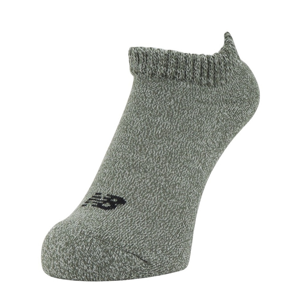 ニューバランス（new balance）（メンズ、レディース）ソール コンフォート アンクルソックス LAS45749DHO カーキ