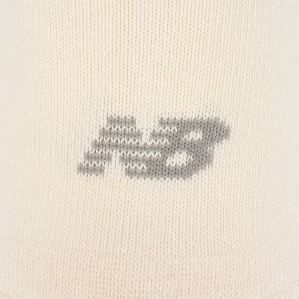 ニューバランス（new balance）（メンズ、レディース）ソール コンフォート アンクルソックス LAS45749GIE アイボリー
