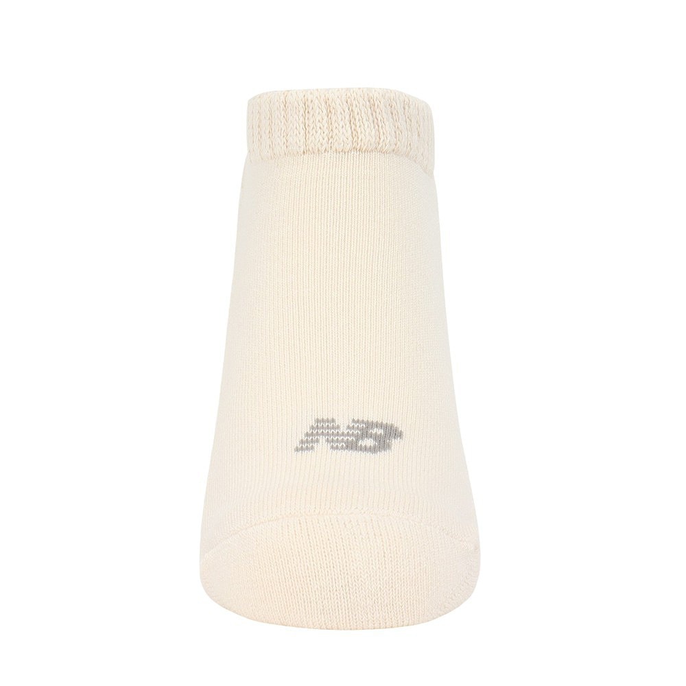 ニューバランス（new balance）（メンズ、レディース）ソール コンフォート アンクルソックス LAS45749GIE アイボリー