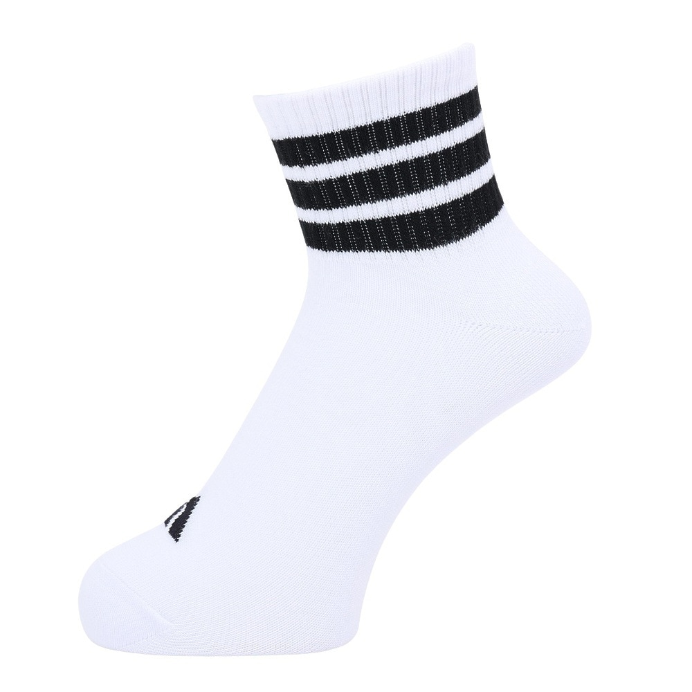 アディダス（adidas）（メンズ）ソックス 靴下 1P 3STSOCKSWHITE ODV75-KK8023