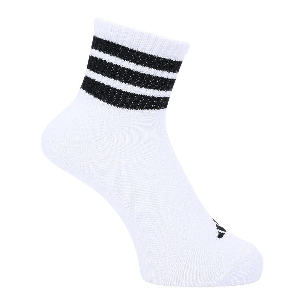 アディダス（adidas）（メンズ）ソックス 靴下 1P 3STSOCKSWHITE ODV75-KK8023
