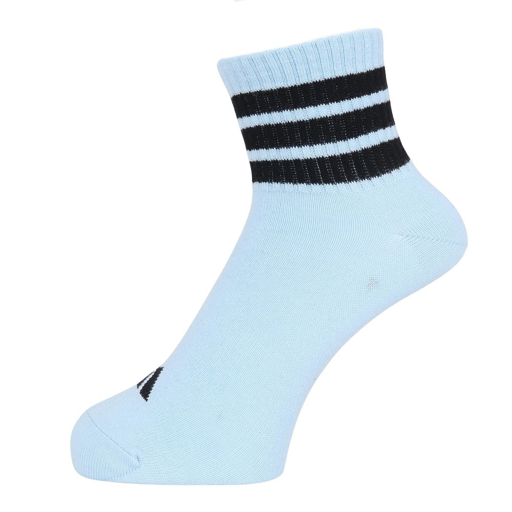 アディダス（adidas）（メンズ）靴下 アンクルソックス 水色 Mサイズ ODV76-KK8024 ソックス スポーツ ジム 大人用