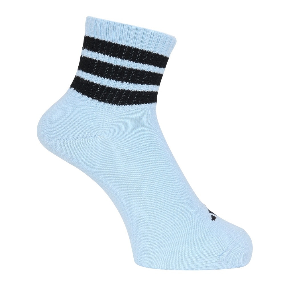 アディダス（adidas）（メンズ）靴下 アンクルソックス 水色 Mサイズ ODV76-KK8024 ソックス スポーツ ジム 大人用