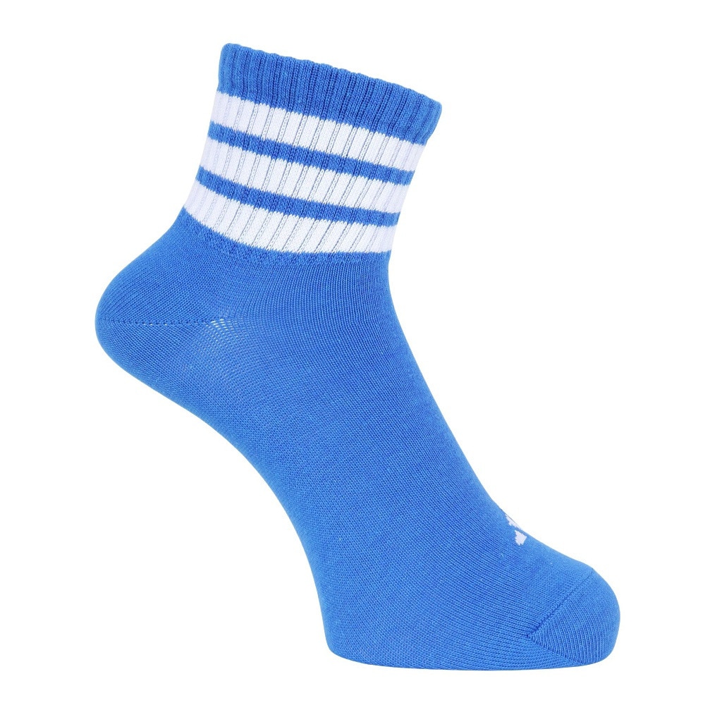 アディダス（adidas）（メンズ）靴下 アンクルソックス 青 Mサイズ ODV77-KK8025 ソックス スポーツ ジム 大人用