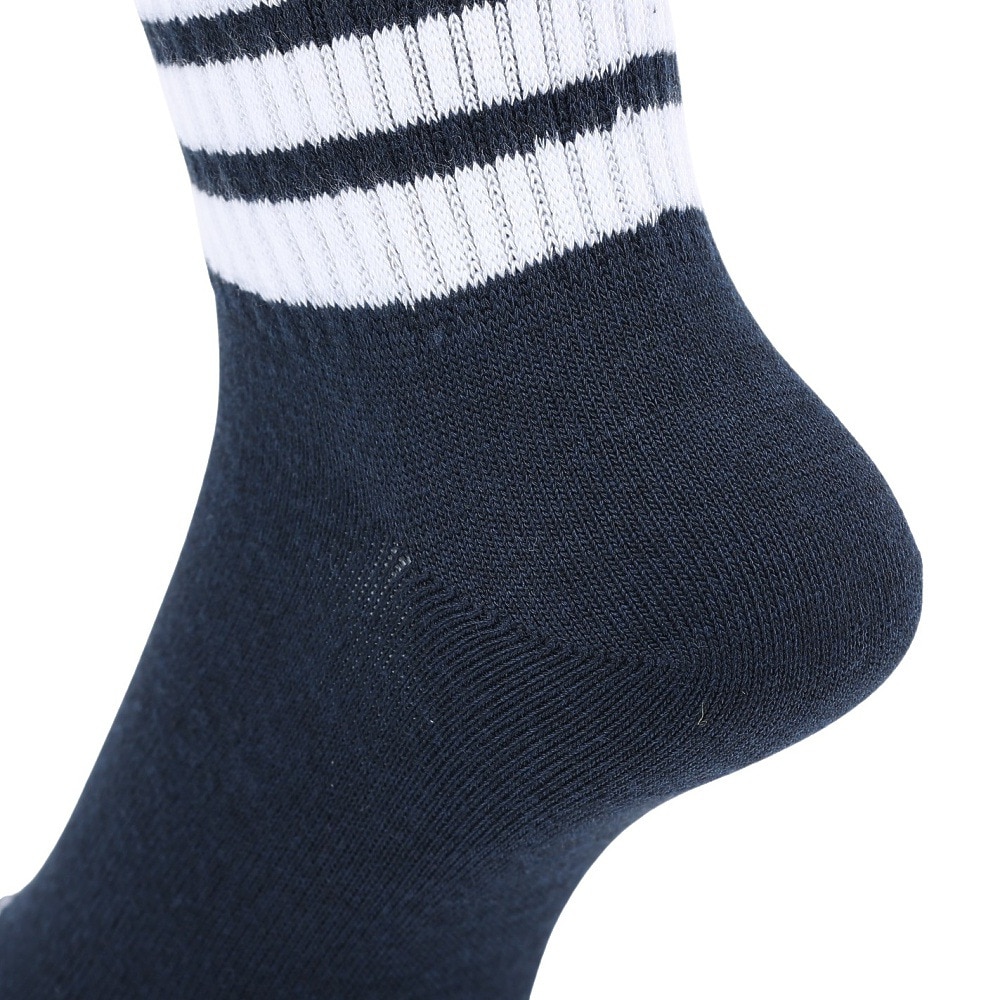 アディダス（adidas）（メンズ）ソックス 靴下 1P 3STSOCKSBLACK ODV78-KK8026
