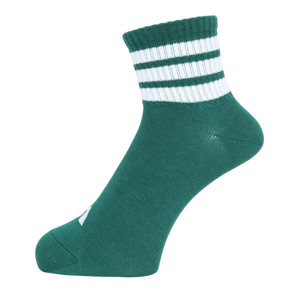 アディダス（adidas）（メンズ）靴下 アンクルソックス 緑 Mサイズ ODV80-KK8028 ソックス スポーツ ジム 大人用