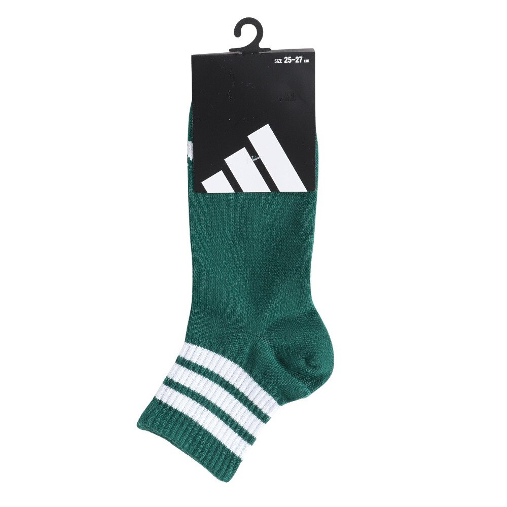 アディダス（adidas）（メンズ）靴下 アンクルソックス 緑 Mサイズ ODV80-KK8028 ソックス スポーツ ジム 大人用