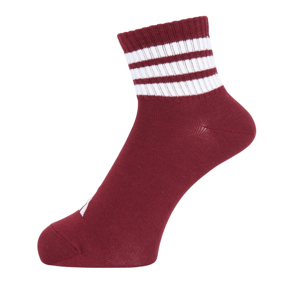 アディダス（adidas）（メンズ）靴下 アンクルソックス ブラウン Mサイズ ODV84-KK8032 ソックス スポーツ ジム 大人用