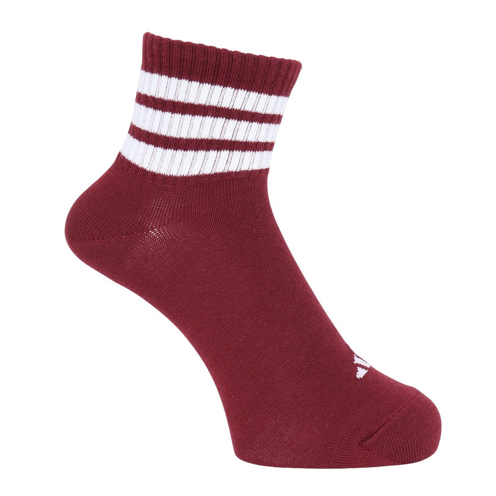アディダス（adidas）（メンズ）靴下 アンクルソックス ブラウン Mサイズ ODV84-KK8032 ソックス スポーツ ジム 大人用