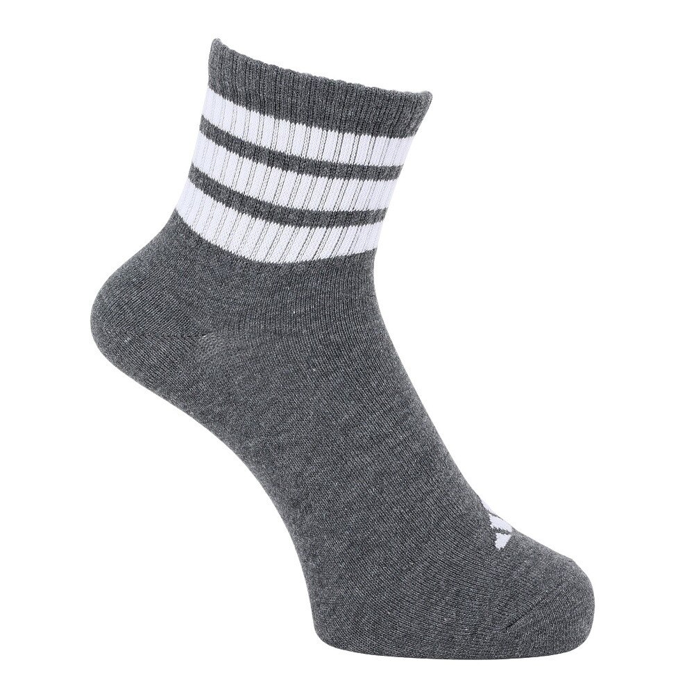 アディダス（adidas）（メンズ）ソックス 靴下 1P 3STSOCKSGREY OEI19-KL0878