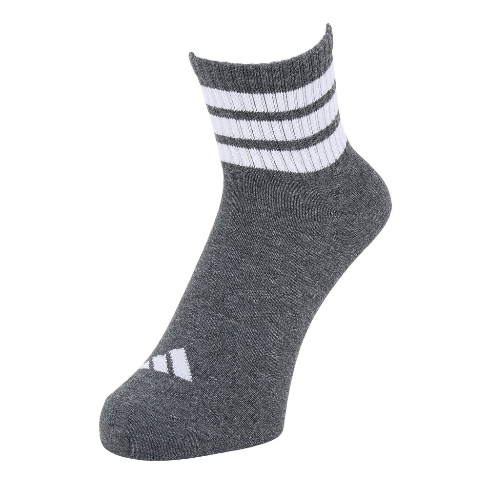 アディダス（adidas）（メンズ）ソックス 靴下 1P 3STSOCKSGREY OEI19-KL0878