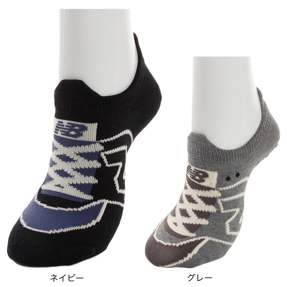 ニューバランス（new balance）（メンズ、レディース）スニーカーソックス JASL8222OTS