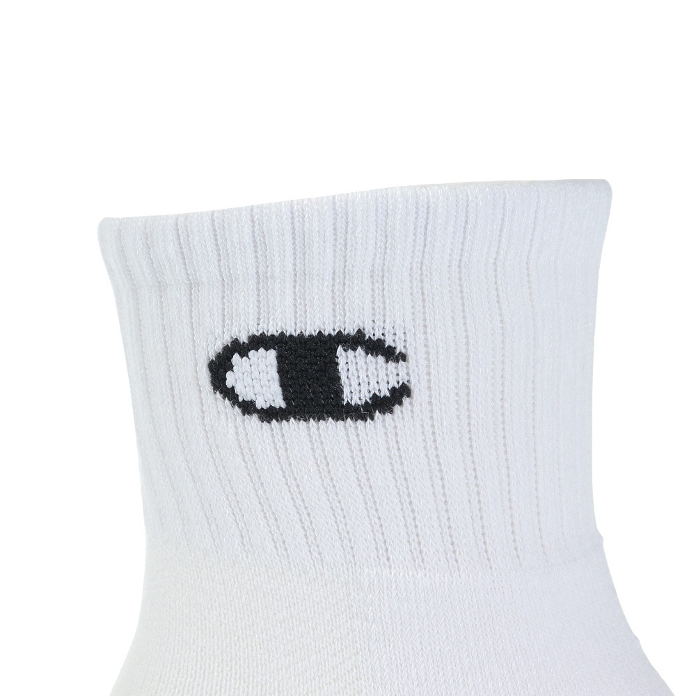 チャンピオン（CHAMPION）（メンズ、レディース）サポートフィット クォーターレングスソックス 3足組 CMSCY203 010