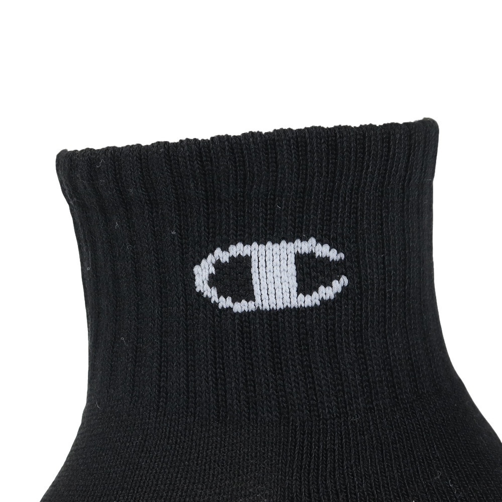 チャンピオン（CHAMPION）（メンズ、レディース）サポートフィット クォーターレングスソックス 3足組 CMSCY203 090