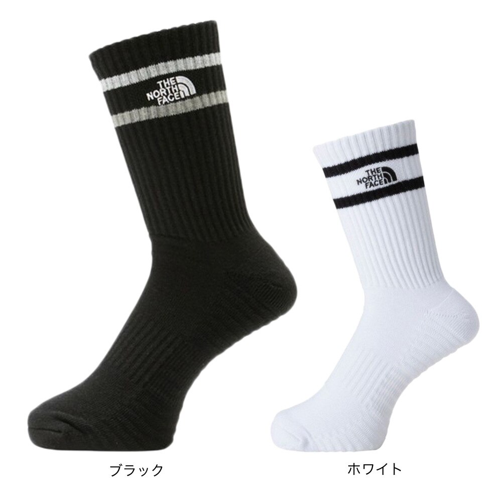 ノースフェイス（THE NORTH FACE）（メンズ、レディース）ソックス フリー ラン クルー NN82308 K
