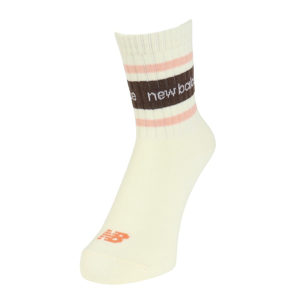 ニューバランス（new balance）（メンズ、レディース）2足組 ライン ミッドソックス LAS45752AS2