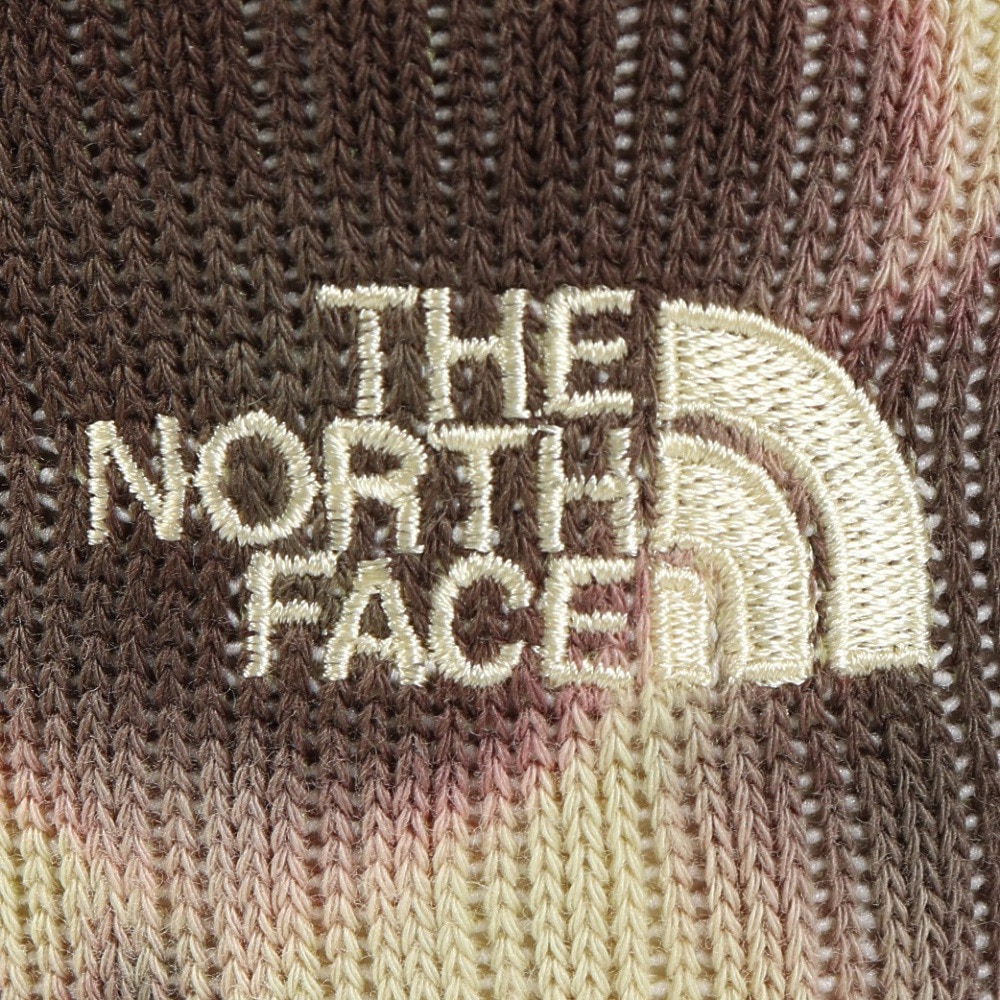 ザ・ノース・フェイス（THE NORTH FACE）（メンズ）靴下 タイ ダイ クルー ソックス ブラウン S-Lサイズ NN82316 DA  ノース 抗菌防臭 おしゃれ スト系