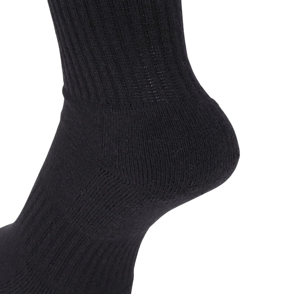 ナイキ（NIKE）（メンズ）靴下 エブリデイ クッションド トレーニング クルー ソックス 6足組 黒 23-27cm SX7666-010