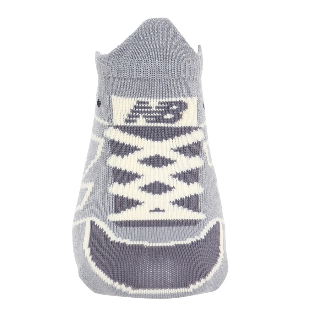 ニューバランス（new balance）（メンズ、レディース）スニーカー柄ソックス くるぶし LAS35700YST