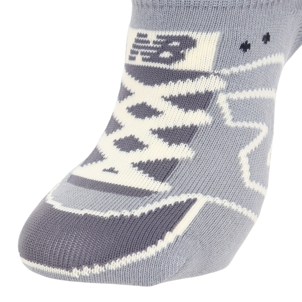 ニューバランス（new balance）（メンズ、レディース）スニーカー柄ソックス くるぶし LAS35700YST