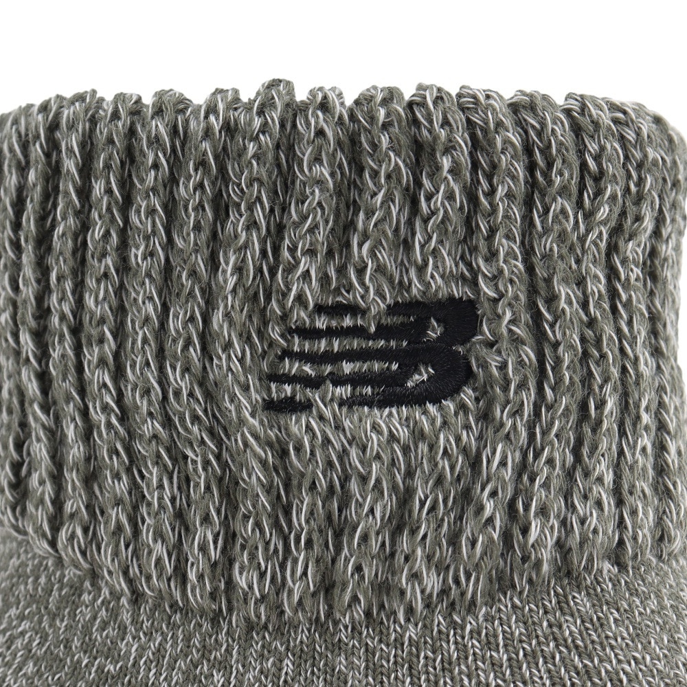 ニューバランス（new balance）（メンズ、レディース）ソール コンフォートショートソックス LAS45748DHO カーキ