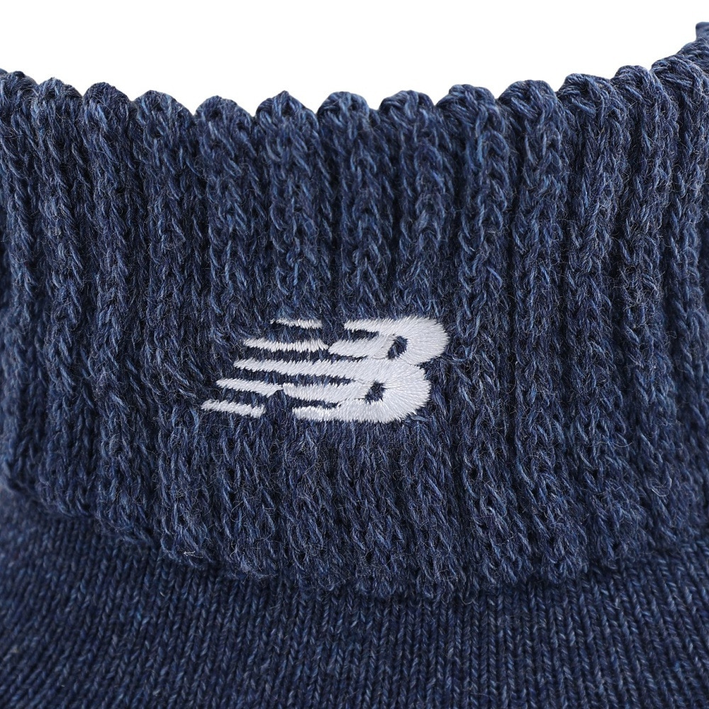 ニューバランス（new balance）（メンズ、レディース）ソール コンフォート ショートソックス LAS45748NNH ネイビー