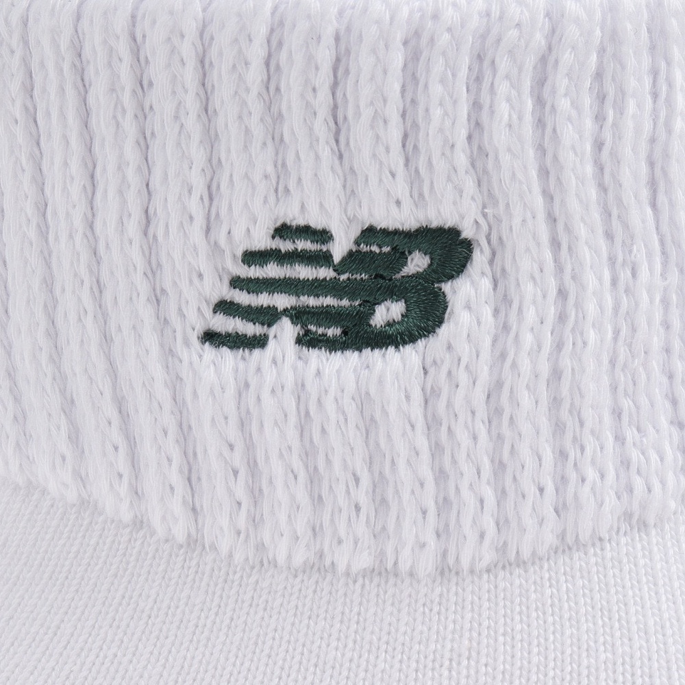 ニューバランス（new balance）（メンズ、レディース）ソール コンフォートショートソックス LAS45748WM ホワイト