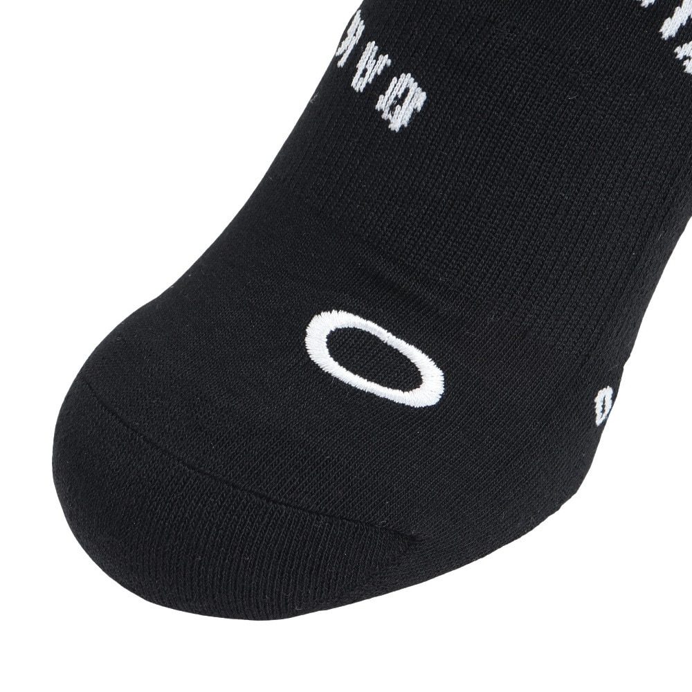オークリー（OAKLEY）（メンズ）ショートソックス 黒 白 25-29センチ FOS901797-00G 消臭 スポーティ 学校 部活 学生 私服 新調 衣替え ロゴ入り おしゃれ