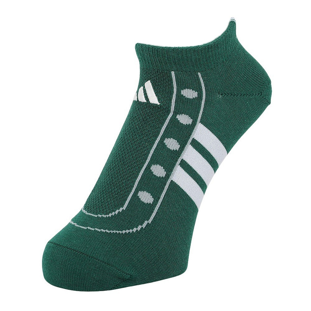 アディダス（adidas）（メンズ）ソックス 靴下 1P SNEAKERSOCKSGREEN ODV69-KK8017