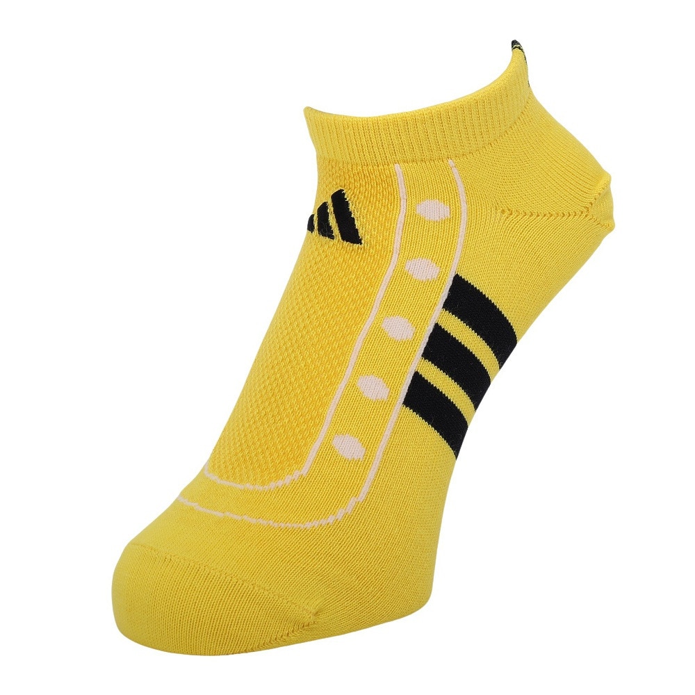 adidas イエロー ソックス ストライプ アディダス（adidas）（メンズ）ソックス 靴下 1P