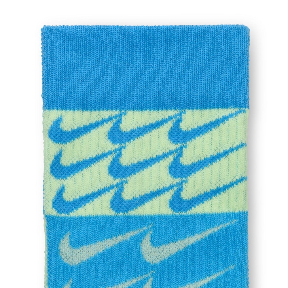 ナイキ（NIKE）（メンズ）靴下 エブリデイ エッセンシャル クルー ソックス 2足組 青 SWSH HM5873-903 二足セット スポーツ 通学 軽量